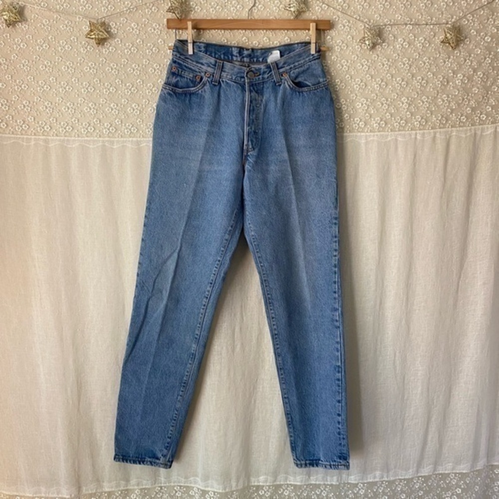 Vintage 90s button fly Levi’s 17501 size 13 vintage Levi’s distressed denim jrs